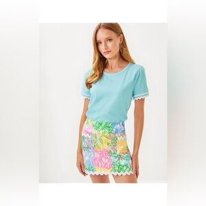 Lilly Pulitzer Gardner Mini Skort Bright Delight Patch Size 8 NWT
